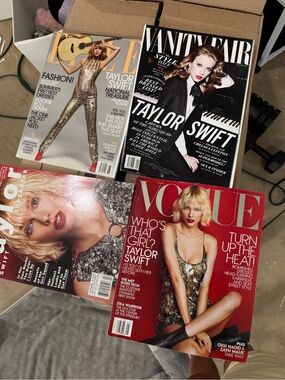Taylor Swift Magazine Covers - Red, Black, Gold, White